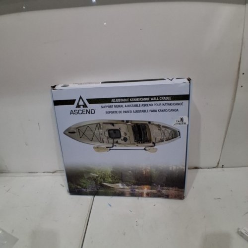 BPS ASCEND ADJUSTABLE KAYAK/CANOE WALL CRADLE - 200LB MAX - GREY image 4