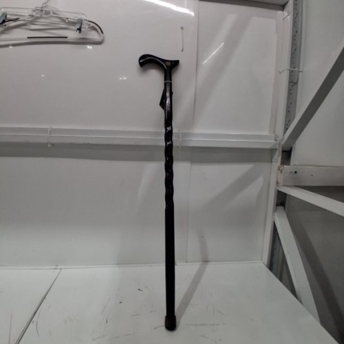 BRAZOS WALKING STICKS & CANES WOODEN TWISTED OAK WALKING CANE - 37" - DARK BROWN image 2