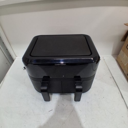 CHEFMAN TURBOFRY TOUCH DUAL WINDOW AIRFRYER - 6QT - BLACK (MODEL: RJ38-SQPF-3TDB-2W-CA) image 3