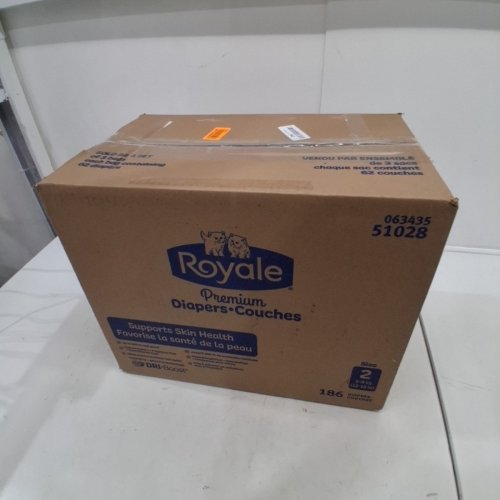 186PK ROYALE PREMIUM DISPOSABLE DIAPERS - SIZE 2 (MODEL: 51028) image 3