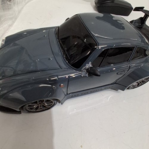 ACAMMZAR RC DRIFT CAR WITH LED LIGHTS - 1:24 SCALE - UP TO 20KM/H - DARK GREY (MODEL: S814) image 5