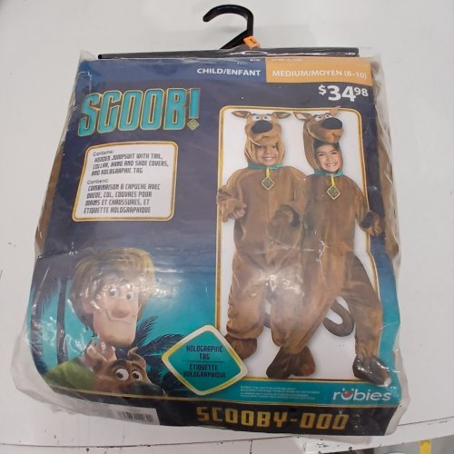 CHILD RUBIES SCOOBY-DOO COSTUME - MEDIUM (8-10) - BROWN image 2