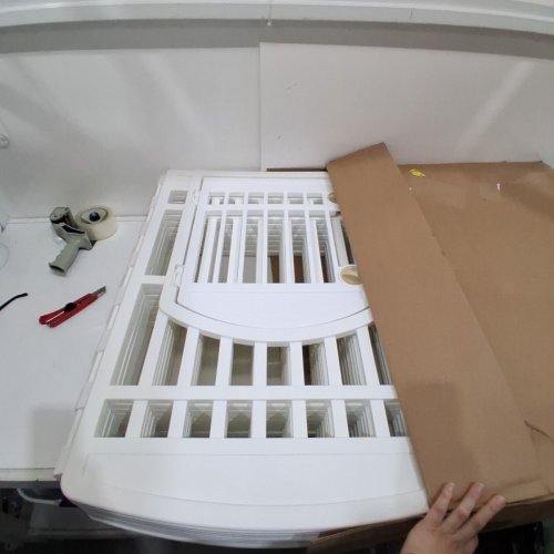 IRIS USA 8-PANEL DOG PEN WITH DOOR - WHITE (MODEL: CI-908) image 2
