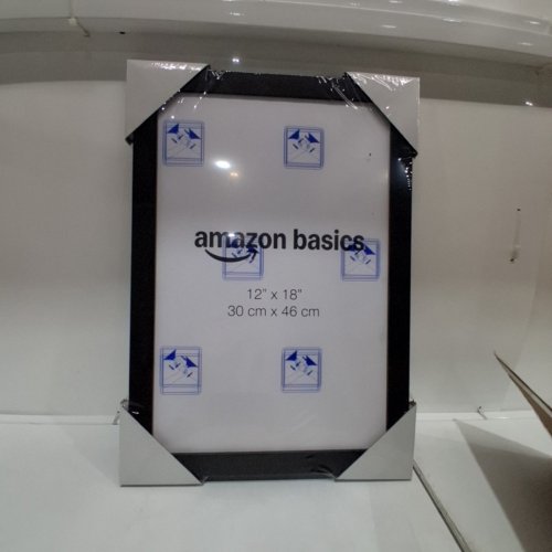 AMAZON BASICS WOOD POSTER RECTANGULAR FRAME - 12" X 18" - BLACK image 2