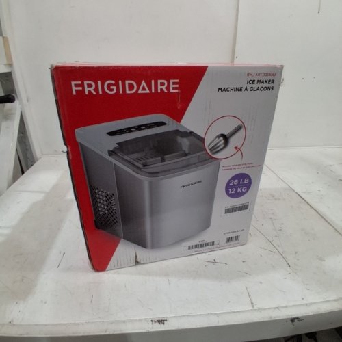 FRIGIDAIRE ICE MAKER - 26 LBS, 115 V - STAINLESS STEEL (MODEL: EFIC131-SS-SC-EP) image 7