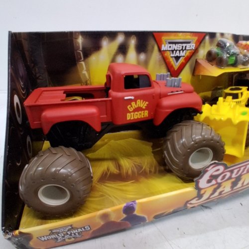 5PK MONSTER JAM COUNTRY JAMS MINI MONSTER TRUCK TOYS - MULTICOLOR image 4