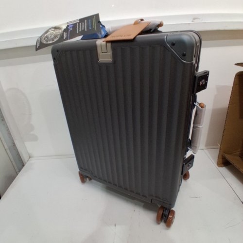 ROPLUS ALUMINIUM FRAME CARRY-ON LUGGAGE WITH SMOOTH JELLY WHEELS - 21" - CHARCOAL (MODEL: 5588B) image 2