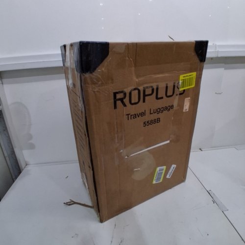 ROPLUS ALUMINIUM FRAME CARRY-ON LUGGAGE WITH SMOOTH JELLY WHEELS - 21" - CHARCOAL (MODEL: 5588B) image 5