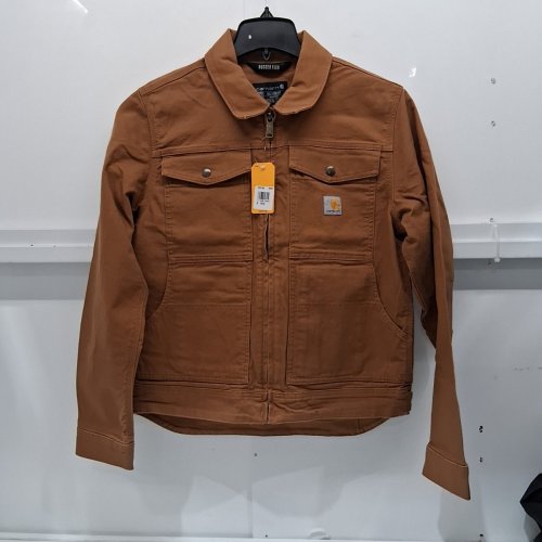 MEN'S CARHARTT RUGGED FLEX DUCK BERWICK JACKET - SMALL - CARHARTT BROWN (STYLE: OJ5748-M) image 3