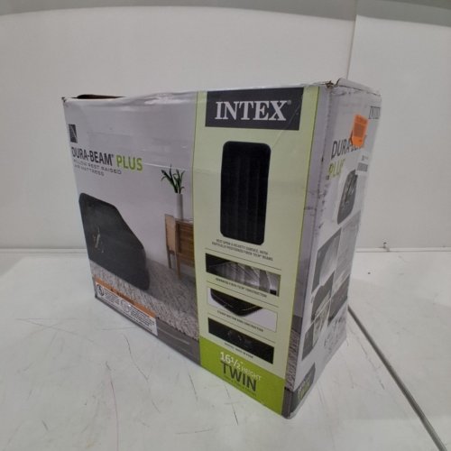 INTEX DURA-BEAM PLUS WITH INTERNAL ELECTRIC PUMP - 16.5" HEIGHT - TWIN image 4