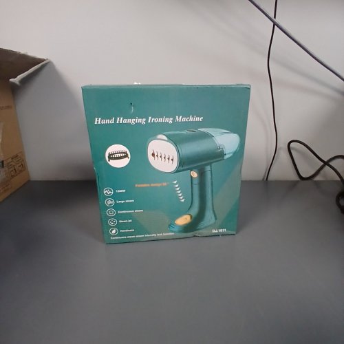 FOLDABLE HAND HANGING IRONING STEAMER MACHINE - 1500W - BLACK (MODEL: DJ.1011) image 4