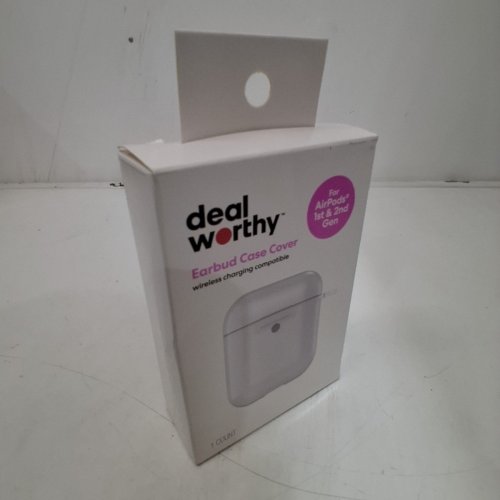 DEALWORTHY EARBUD CASE COVER FOR APPLE AIRPODS (1ST AND 2ND GEN) - CLEAR image 2