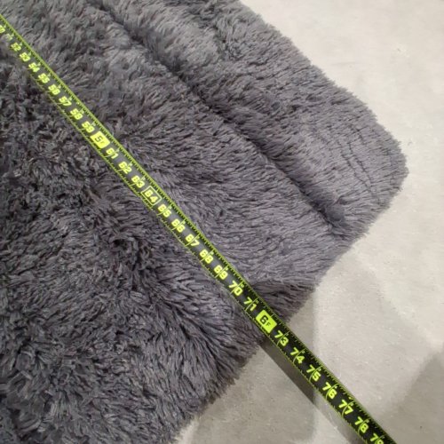 FLUFFY RUG RECTANGLE SUPER SOFT FUZZY AREA RUG - 4FT X 6FT - CHARCOAL image 2