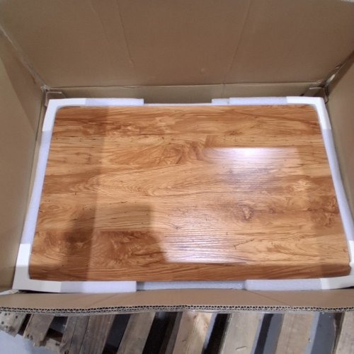 ADJUSTABLE ELECTRIC STANDING DESK - 32" X 20" - MAPLE - (MODEL: S13) image 2