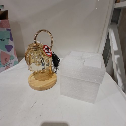 SNOWBB CANDLE WARMER LAMP WITH TIMER DIMMER ADJUSTABLE HEIGHT - RED/SILVER image 2