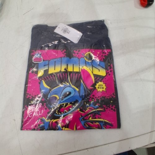 KIDS OLD NAVY X DISNEY stitch GRAPHIC T-SHIRT - MEDIUM - BLUE image 2
