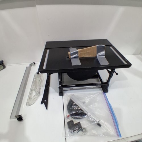 GARVEETECH COMPACT PORTABLE TABLE SAW KIT - 8" 24T BLADE - 3576 RPM - 1474W - STAINLESS STEEL/BLACK image 4