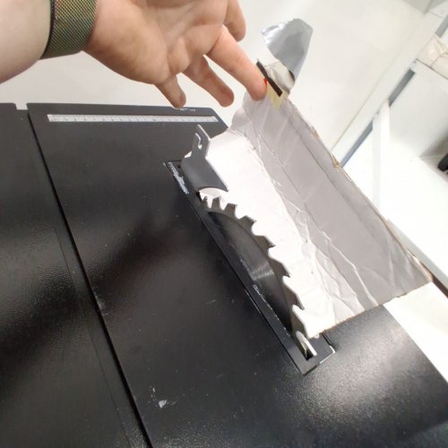 GARVEETECH COMPACT PORTABLE TABLE SAW KIT - 8" 24T BLADE - 3576 RPM - 1474W - STAINLESS STEEL/BLACK image 6