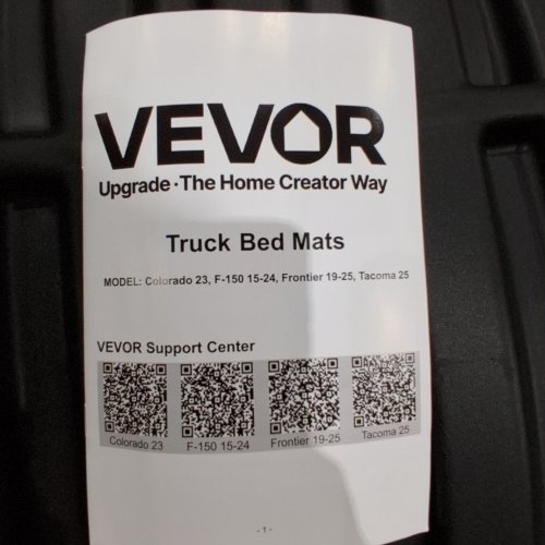 TPE TRUCK BED MAT - 5.5FT - BLACK (MODEL: COLORADO 23, F-150 15-24, FRONTIER 19-25, TACOMA 25) image 2