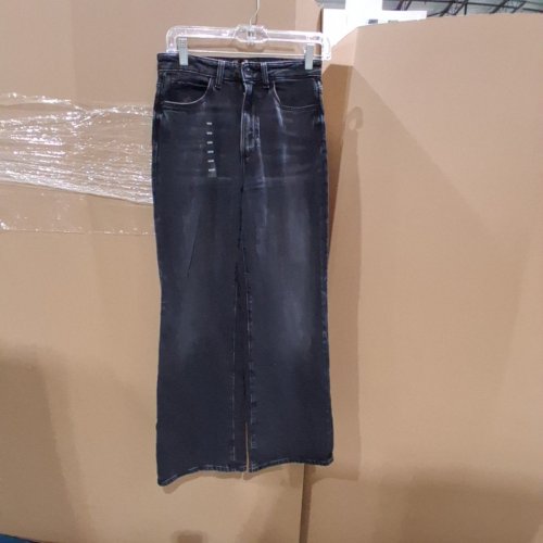 GUESS WIDE LEG JEANS PANTS - 26W X 30L - BLACK - (STYLE: W4BA1AD4QD1) image 2