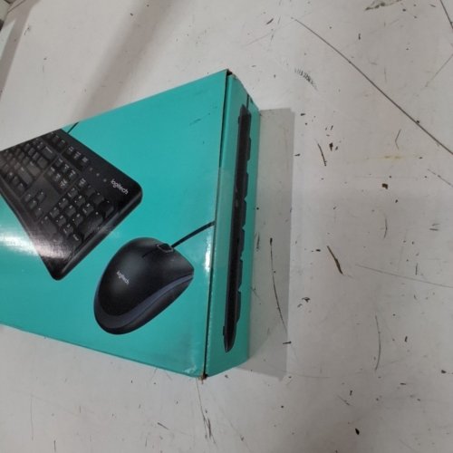 2PC LOGITECH MK120 WIRED DESKTOP KEYBOARD AND MOUSE COMBO - BLACK (MODEL : MK210 CORDED) image 3