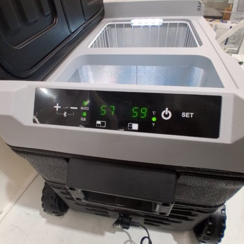 EUHOMY ELECTRIC COOLER PORTABLE FREEZER WITH APP CONTROL - 12V - 53QT(50L) - BLACK (MODEL: CF024-35BL-CAEH) image 2