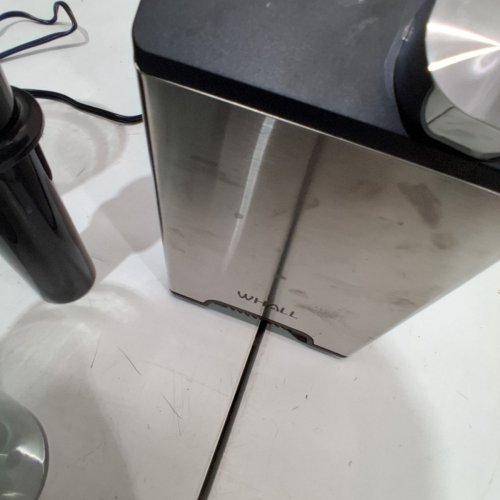 WHUTO COLD PRESS JUICER - 4.35'' WIDE FEED CHUTE, HIGH JUICE YIELD - SILVER/BLACK (MODEL: ZM1913M) image 4