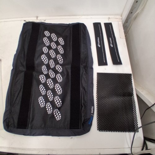 PETSPEMF ROLLIREST OUTDOOR PET MAT COVER - SMALL - FITS Petspemf RollnRest orthopedic PEMF dog bed - BLACK image 2