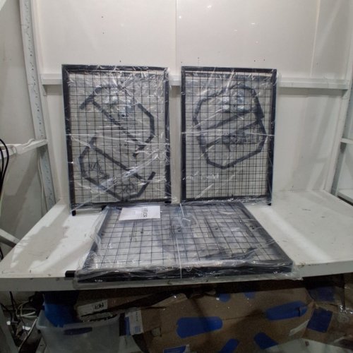 3PK VEVOR WIRE GRID WALL PANELS TOWERS - 1.9FT X 5.4FT - BLACK (MODEL: YD0054-3) image 2