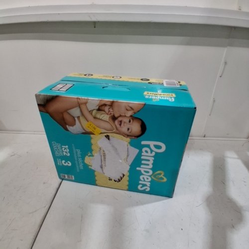 132PK PAMPERS SWADDLERS BEST DRYNESS DISPOSABLE DIAPERS - SIZE 3 - (16-28LBS) image 2
