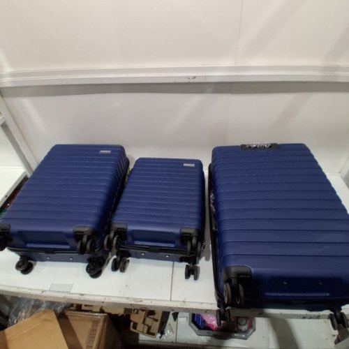 3PC COSBARN LUGGAGE SET - 20"/24"/28" - NAVY BLUE (MODEL: 717701450675) image 3
