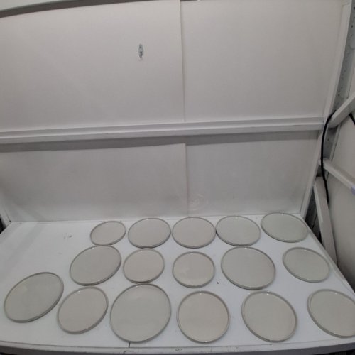 24PC E-FAR STONEWARE DINNERWARE SET - WHITE (ITEM: X004IZI16N) image 2