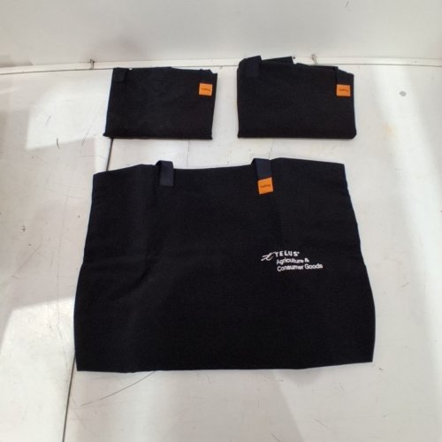 3 BELLROY CUSTOM MARKET TOTE SHOULDER SHOPPING BAG - 18.5" - BLACK image 2