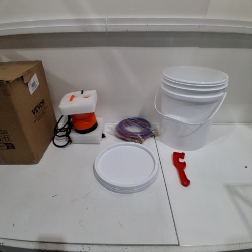 VEVOR TANKLESS WATER HEATER FLUSHING KIT - 5 GALLON PAIL 1/3HP - MULTICOLOR image 2