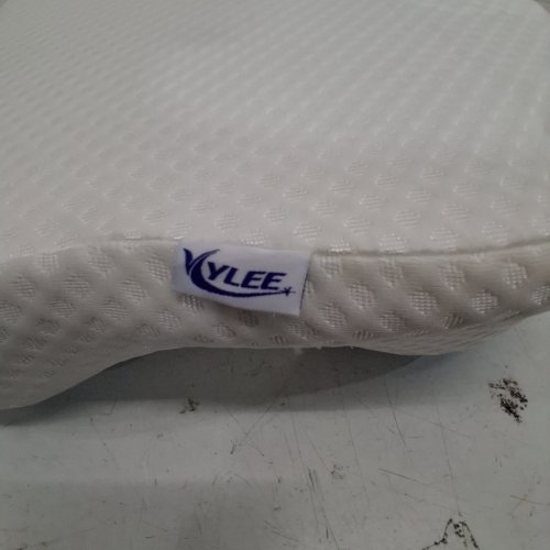 VYLEE COOLING ERGONOMIC MEMORY FOAM PILLOW FOR ORTHOPEDIC NECK SUPPORT - BLUE AND WHITE (MODEL: LYM115-2) image 3