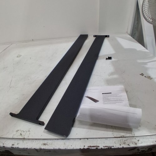 2PK HARDOW HIDDEN KITCHEN ISLAND COUNTERTOP SUPPORT BRACKET - 28" - BLACK image 2