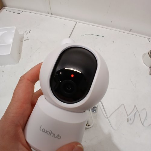 2PK LAXIHUB 360° VIEW 2K SMART CAMERA WITH PHONE APP, PAN/TILT, MOTION/SOUND DETECTION, NIGHT VISION & TWO-WAY AUDIO - WORKS WITH ALEXA (MODEL: P2T-2PC) image 2