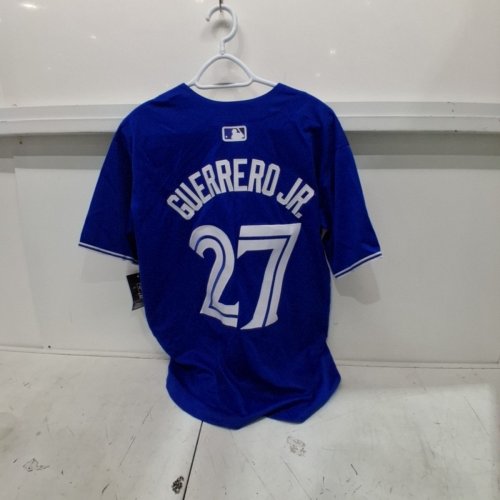 MLB NIKE UNISEX YOUTH BLUE JAYS JERSEY- SMALL- GUERRERO JR. 27- BLUE image 4