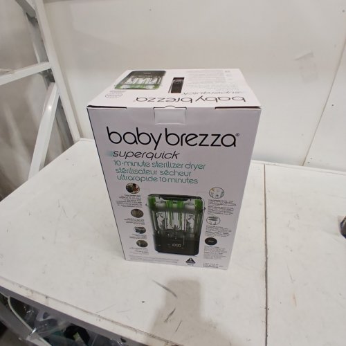BABY BREZZA SUPERQUICK 10-MINUTE STERILIZER DRYER - 3 OZ - BLACK image 2