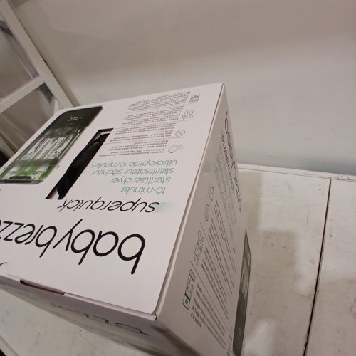 BABY BREZZA SUPERQUICK 10-MINUTE STERILIZER DRYER - 3 OZ - BLACK image 4
