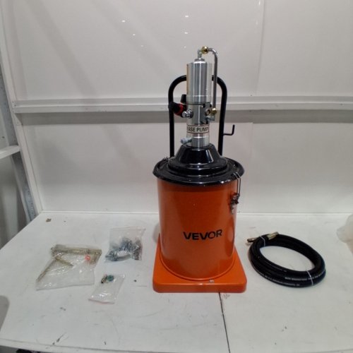 AIR OPERATED GREASE PUMP WITH 13 FT HIGH PRESSURE HOSE AND GREASE GUN- (MODEL:FF-08A-20L) image 2