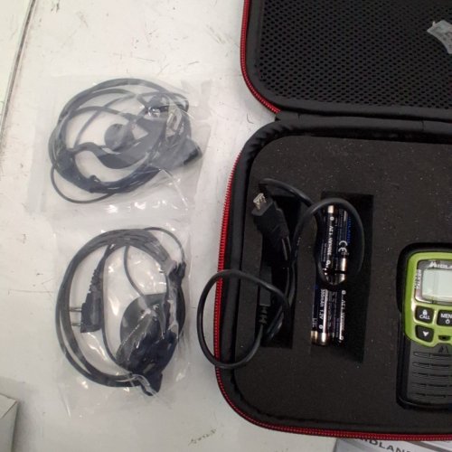 MIDLAND X-TALKER WALKIE TALKIE SET WITH HEADPHONE JACK - 26-MILE RANGE - BLACK/GREEN (MODEL: EX36VP) image 4