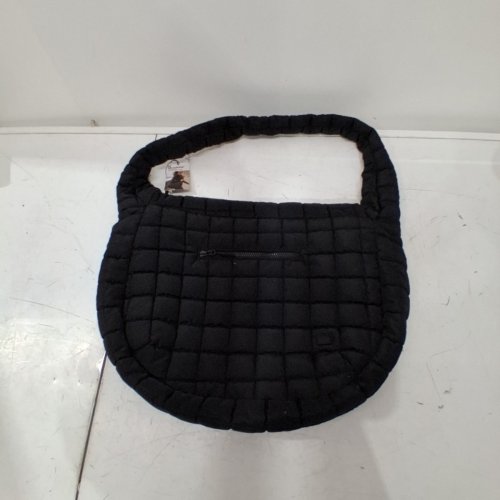 MONDETTA THE QUILTED FRONT ZIP TOTE BAG - BLACK (MODEL:1194279) image 3