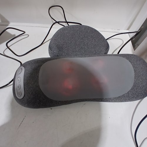3-IN-1 NECK MASSAGER PILLOW WITH HEAT & TRACTION 8W - GREY (MODEL: YL-T02) image 3