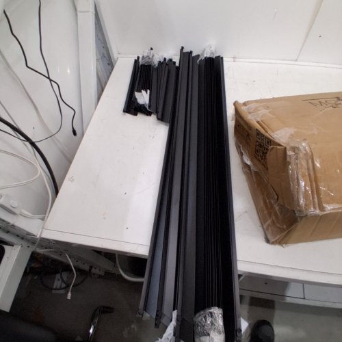 2PK 4-TIER STEEL GARAGE SHELVING UNIT - 54" X 36 X 14" - BLACK (MODEL:US4LB90L30W-2P) image 3