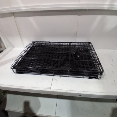 AMAZON BASICS LARGE 3-TIER CAT CAGE PLAYPEN - 38" X 6" X 23" - BLACK image 2