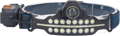 MIOKYCL ADJUSTABLE WORKERS RECHARGEABLE HEADLAMP WITH MULTI-FUNCTION MODES, FLASH & STROBE - 1200 MAH BATTERY image 2