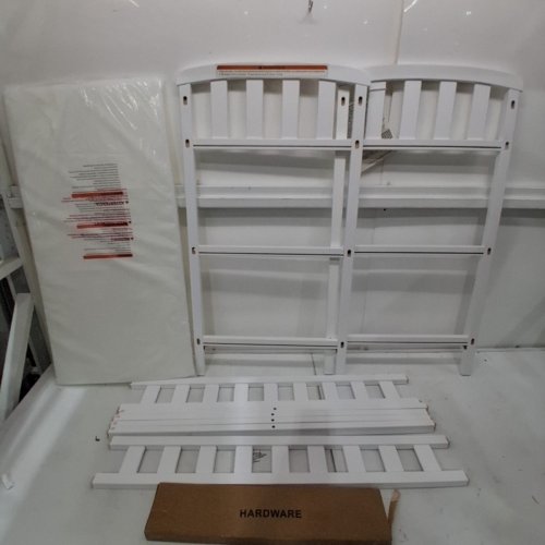 DREAM ON ME EMILY CHANGING TABLE WITH TWO STORAGE SHELVES - 36.5" X 20" X 39" - WHITE (MODEL: 607) image 3