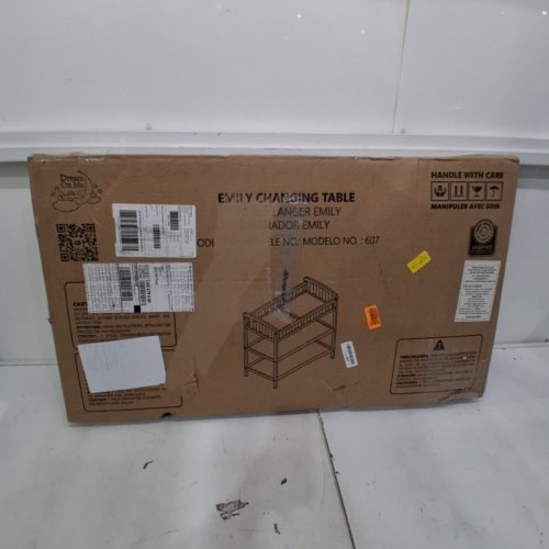 DREAM ON ME EMILY CHANGING TABLE WITH TWO STORAGE SHELVES - 36.5" X 20" X 39" - WHITE (MODEL: 607) image 5
