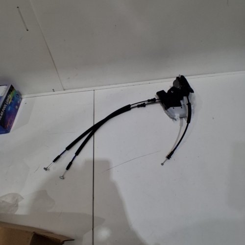 REAR RIGHT SIDE DOOR LOCK ACTUATOR AND LATCH ASSEMBLY WITH CABLES - FOR HYUNDAI SANTA FE SPORT 2013-2019 - BLACK image 5
